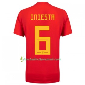 Fußballtrikots Spanien A_Iniesta 6 WM 2018 Heimtrikotsatz kaufen